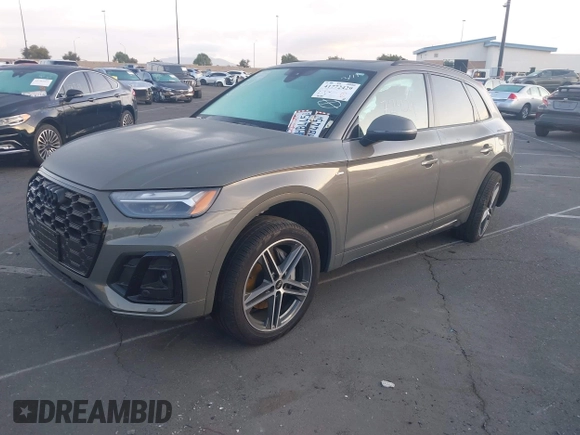 2023 Audi Q5 S line Prestige with VIN WA1F2AFY5P2128024, listed as a IAAI auction lot 41772429 with 10,106 mi miles. Bid and sale history available at carsss.com. Image 2.