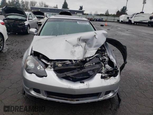 2003 Acura RSX with VIN JH4DC53853S000378, listed as a Copart auction lot 85089944 with 0 mi miles and Salvage Title. Bid and sale history available at carsss.com. Image 5.