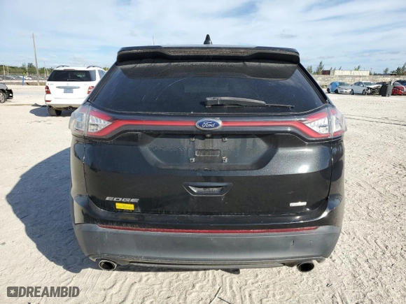 2015 Ford Edge SE with VIN 2FMTK3G95FBC42587, listed as a Copart auction lot 41877175 with 95,353 mi miles and Salvage Title. Bid and sale history available at carsss.com. Image 6.