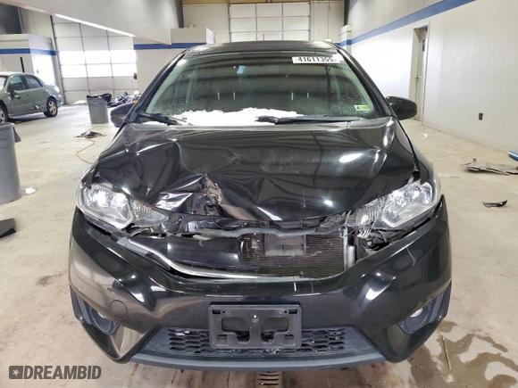 2015 Honda Fit EX-L with VIN 3HGGK5H80FM726013, listed as a Copart auction lot 41611355 with 76,793 mi miles and Salvage Title. Bid and sale history available at carsss.com. Image 5.