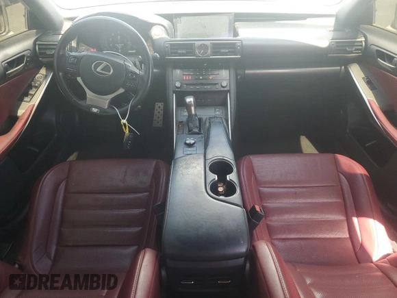2018 Lexus IS 300 with VIN JTHBA1D27J5072923, listed as a Copart auction lot 56058285 with 126,297 mi miles and Salvage title. Bid and sale history available at DreamBid. Image 8.