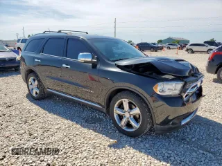 2011 Dodge Durango Citadel with VIN 1D4SD5GT7BC613523, listed as a Copart auction lot 57176925 with 174,702 mi miles and Salvage title. Bid and sale history available at DreamBid. Image 4.