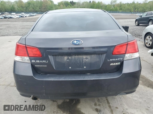 2011 Subaru Legacy Premium with VIN 4S3BMBC61B3254990, listed as a Copart auction lot 55492675 with 233,811 mi miles and Salvage Title. Bid and sale history available at DreamBid. Image 6.