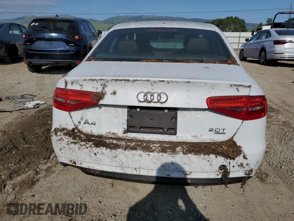 2013 Audi A4 Premium Plus with VIN WAUFFAFL5DN030164, listed as a Copart auction lot 49625434 with 99,485 mi miles and Clean title. Bid and sale history available at DreamBid. Image 6.