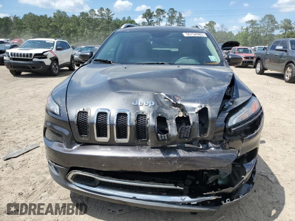 2016 Jeep Cherokee Limited with VIN 1C4PJLDS6GW176941, listed as a Copart auction lot 56754985 with 90,974 mi miles and Salvage title. Bid and sale history available at DreamBid. Image 5.