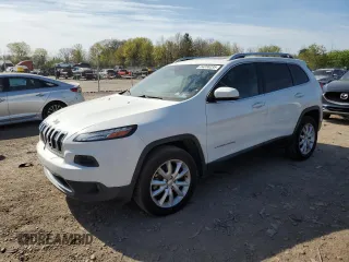 2015 Jeep Cherokee Limited with VIN 1C4PJMDS4FW510095, listed as a Copart auction lot 54258235 with 100,464 mi miles and Clean Title. Bid and sale history available at carsss.com. Image 1.