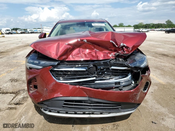 2021 Buick Envision Essence with VIN LRBFZNR41MD134029, listed as a Copart auction lot 60150944 with 37,151 mi miles and Salvage Title. Bid and sale history available at carsss.com. Image 5.