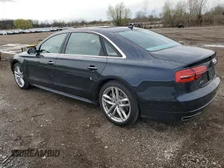 2017 Audi A8 L with VIN WAU44AFD5HN007950, listed as a Copart auction lot 51775815 with 95,633 mi miles and Salvage Title. Bid and sale history available at carsss.com. Image 2.