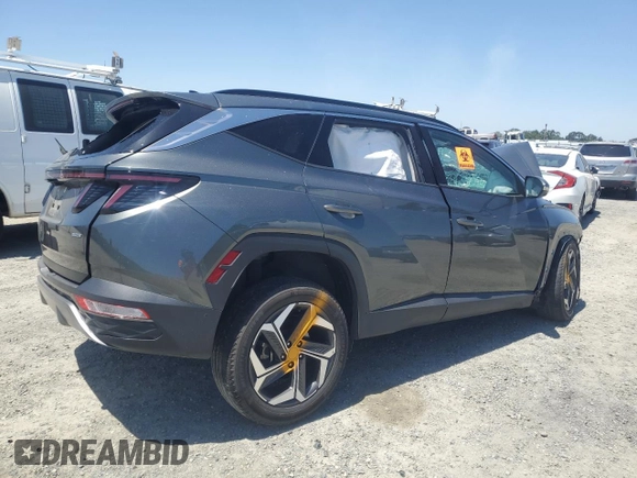 2023 Hyundai Tucson Limited with VIN 5NMJECAE3PH201340, listed as a Copart auction lot 58365505 with Not provided miles and Non repairable. Bid and sale history available at DreamBid. Image 3.