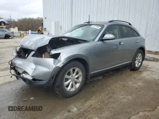 2006 Infiniti FX35 with VIN JNRAS08W36X203360, listed as a Copart auction lot 50279784 with 0 mi miles and Salvage Title. Bid and sale history available at carsss.com. Image 1.