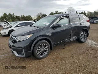 2021 Honda CR-V EX-L with VIN 5J6RW2H8XML007077, listed as a Copart auction lot 54188545 with 57,255 mi miles and Salvage title. Bid and sale history available at DreamBid. Image 1.