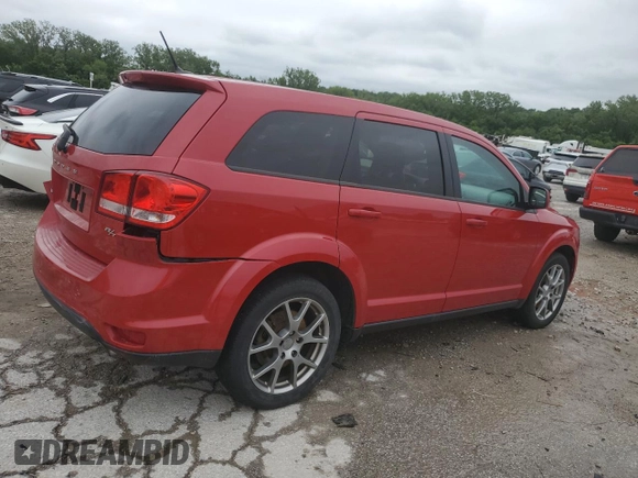 2015 Dodge Journey R/T with VIN 3C4PDCEG7FT614792, listed as a Copart auction lot 57135825 with 165,912 mi miles and Salvage title. Bid and sale history available at DreamBid. Image 3.