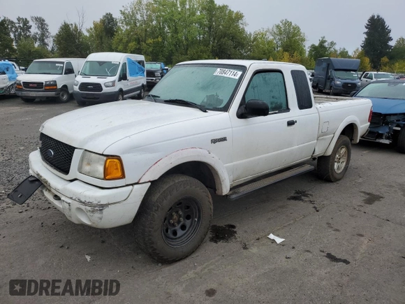 2001 Ford Ranger XL Fleet with VIN 1FTZR15U61TA12488, listed as a Copart auction lot 70847114 with 187,902 mi miles and Salvage title. Bid and sale history available at DreamBid. Image 1.
