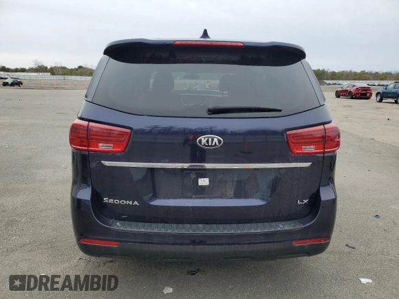 2019 Kia Sedona EX with VIN KNDMB5C13K6564982, listed as a Copart auction lot 51169315 with 66,343 mi miles and Salvage Title. Bid and sale history available at carsss.com. Image 6.