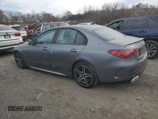 2022 Mercedes-Benz C 300 with VIN W1KAF4HB0NR048123, listed as a Copart auction lot 80442144 with 18,275 mi miles and Salvage Title. Bid and sale history available at DreamBid. Image 2.