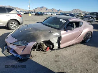 2021 Toyota GR Supra 3.0 with VIN WZ1DB0C07MW043083, listed as a Copart auction lot 83678084 with 35,289 mi miles and Salvage Title. Bid and sale history available at carsss.com. Image 1.