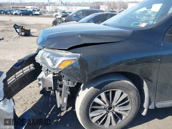 2017 Nissan Pathfinder SV with VIN 5N1DR2MM2HC693059, listed as a IAAI auction lot 41584629 with 112,379 mi miles. Bid and sale history available at carsss.com. Image 18.