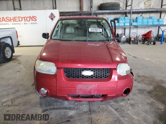 2005 Ford Escape Limited with VIN 1FMCU94175KA14865, listed as a Copart auction lot 64430815 with Not provided miles and Salvage title. Bid and sale history available at DreamBid. Image 5.