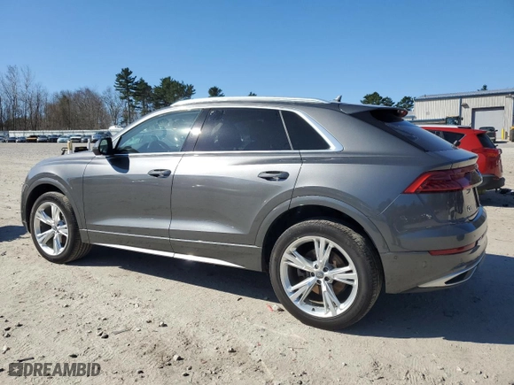2019 Audi Q8 Premium Plus with VIN WA1BVAF19KD018356, listed as a Copart auction lot 53423485 with 120,055 mi miles and Clean Title. Bid and sale history available at carsss.com. Image 2.
