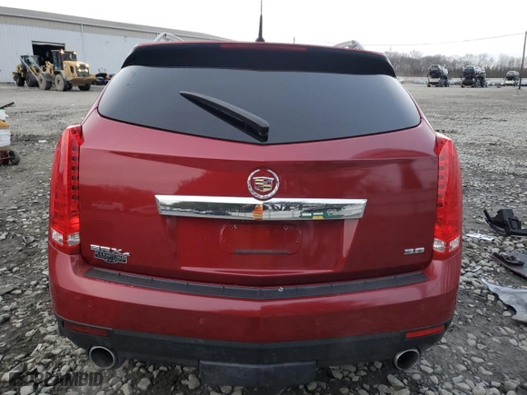 2012 Cadillac SRX Premium Collection with VIN 3GYFNFE36CS515058, listed as a Copart auction lot 44010265 with 107,696 mi miles and Salvage Title. Bid and sale history available at carsss.com. Image 6.