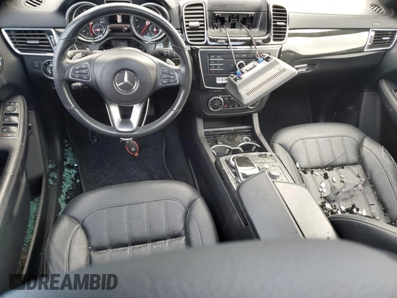 2017 Mercedes-Benz GLS 450 with VIN 4JGDF6EE8HA901271, listed as a Copart auction lot 41928124 with 56,176 mi miles and . Bid and sale history available at DreamBid. Image 8.