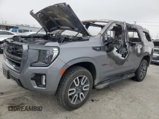 2021 GMC Yukon AT4 with VIN 1GKS2CKD0MR449396, listed as a Copart auction lot 62065614 with 0 mi miles and Non Repairable. Bid and sale history available at carsss.com. Image 1.