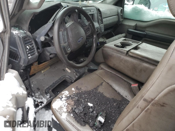 2017 Ford Super Duty F-250 SRW XLT with VIN 1FTBF2B67HEE34807, listed as a Copart auction lot 37773064 with Not Provided miles and Salvage Title. Bid and sale history available at carsss.com. Image 8.