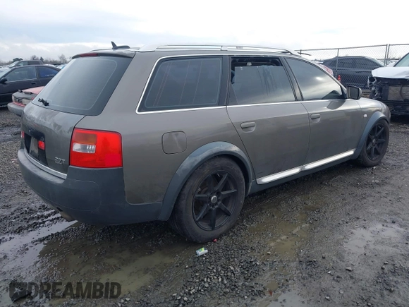 2005 Audi allroad A6 V8 with VIN WA1YD64B15N010773, listed as a IAAI auction lot 41181342 with 190,873 mi miles and . Bid and sale history available at DreamBid. Image 4.
