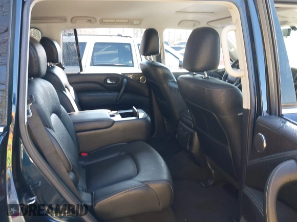 2021 Infiniti QX80 Luxe with VIN JN8AZ2AE1M9272448, listed as a IAAI auction lot 41661947 with 60,183 mi miles and . Bid and sale history available at DreamBid. Image 8.