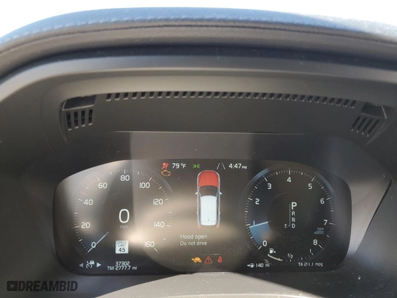 2020 Volvo XC60 Inscription with VIN YV4102RL4L1512319, listed as a Copart auction lot 48719605 with 37,302 mi miles and Salvage Title. Bid and sale history available at carsss.com. Image 9.