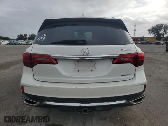 2018 Acura MDX Advance with VIN 5J8YD4H83JL026523, listed as a Copart auction lot 84719884 with 42,168 mi miles and Salvage Title. Bid and sale history available at carsss.com. Image 6.