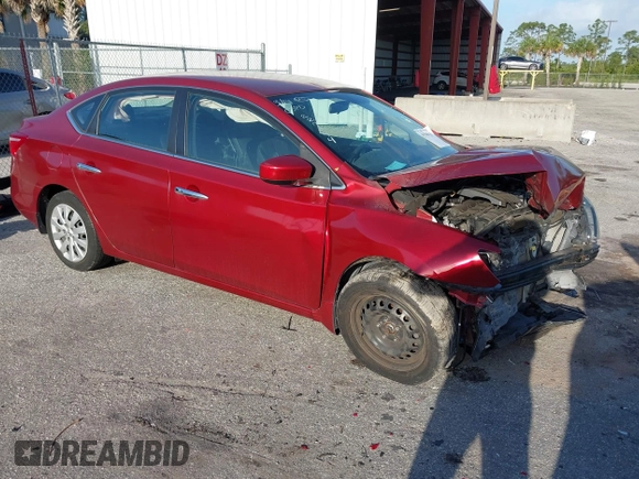 2016 Nissan Sentra SV with VIN 3N1AB7AP5GY227044, listed as a IAAI auction lot 41946765 with 46,333 mi miles and . Bid and sale history available at DreamBid. Image 1.