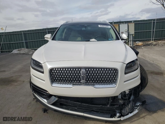 2019 Lincoln Nautilus Reserve with VIN 2LMPJ8L91KBL62781, listed as a Copart auction lot 45805395 with 0 mi miles and Salvage Title. Bid and sale history available at carsss.com. Image 5.