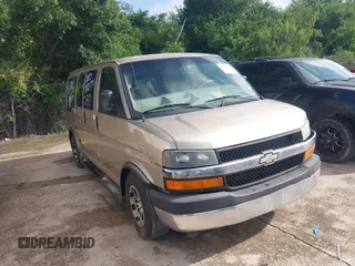 2006 Chevrolet Express Passenger z VIN 1GBFG15T461143927, wystawiony jako IAAI lot #42339326 z przebiegiem 256 016 mil mil oraz . Historia ofert i sprzedaży dostępna na DreamBid. Obrazek 1.