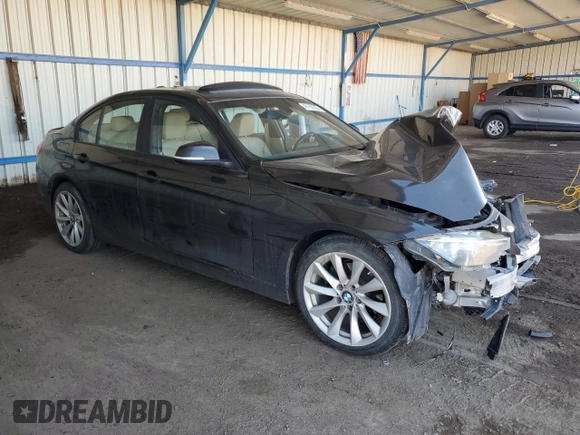 2016 BMW 3 Series 320i xDrive with VIN WBA8A3C57GK551997, listed as a Copart auction lot 46166335 with Not Provided miles and Salvage Title. Bid and sale history available at DreamBid. Image 4.