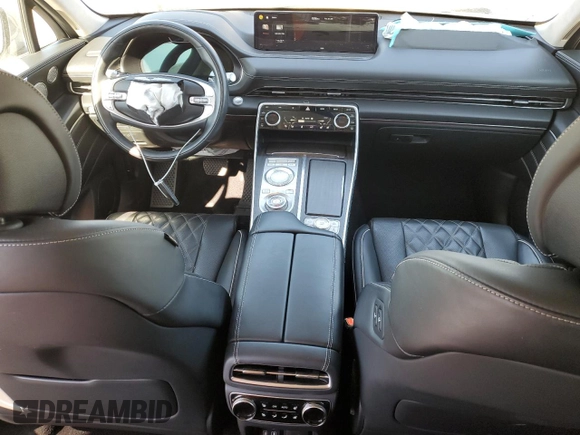 2022 Genesis GV80 with VIN KMUHCESC3NU092295, listed as a Copart auction lot 42539085 with Not Provided miles and Salvage Title. Bid and sale history available at DreamBid. Image 8.