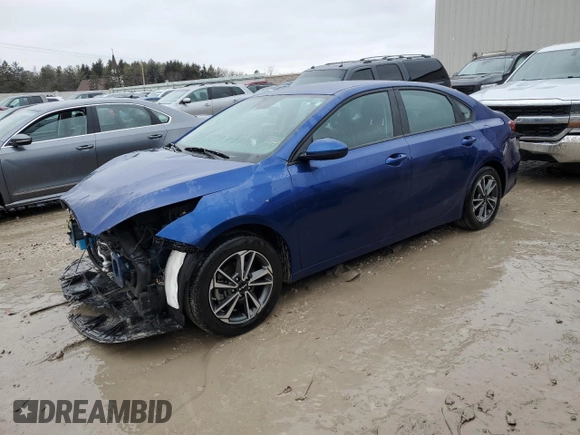 2023 Kia Forte LXS with VIN 3KPF24ADXPE518258, listed as a Copart auction lot 46422075 with 32,284 mi miles and Salvage Title. Bid and sale history available at carsss.com. Image 1.