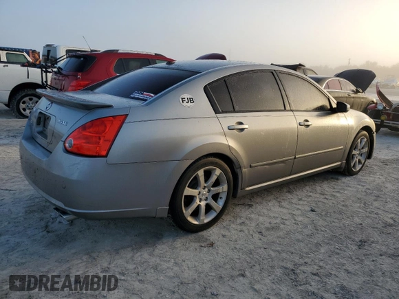 2008 Nissan Maxima 3.5 SE with VIN 1N4BA41E48C834943, listed as a Copart auction lot 77895334 with 0 mi miles and Non Repairable. Bid and sale history available at carsss.com. Image 3.