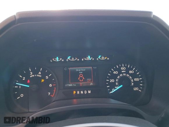 2020 Ford F-150 XL with VIN 1FTEW1EP0LKE72031, listed as a Copart auction lot 46611965 with 77,565 mi miles and Salvage Title. Bid and sale history available at carsss.com. Image 9.