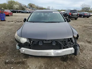 2010 Acura TSX with VIN JH4CU2F63AC012036, listed as a Copart auction lot 52008175 with 0 mi miles and Salvage Title. Bid and sale history available at carsss.com. Image 5.