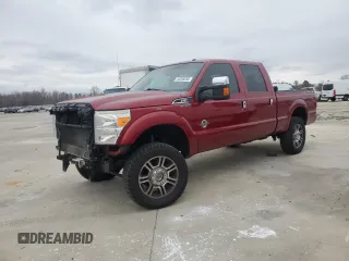 2015 Ford F-350 Platinum z VIN 1FT8W3BTXFEB43009, wystawiony jako Copart lot #44359255 z przebiegiem 117 264 mil mil oraz Szkoda całkowita • Salvage title. Historia ofert i sprzedaży dostępna na DreamBid. Obrazek 1.