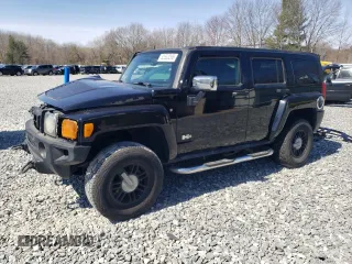 2007 Hummer H3 SUV z VIN 5GTDN13E378207440, wystawiony jako Copart lot #53553295 z przebiegiem 146 219 mil mil oraz Czysty tytuł • Clean title. Historia ofert i sprzedaży dostępna na DreamBid. Obrazek 1.