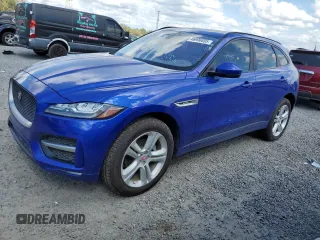 2018 Jaguar F-Pace with VIN SADCL2FN3JA260377, listed as a Copart auction lot 46906695 with 65,339 mi miles and Clean title. Bid and sale history available at DreamBid. Image 1.