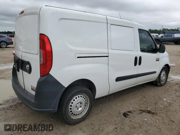 2019 Ram ProMaster City Cargo Tradesman with VIN ZFBHRFAB2K6M89497, listed as a Copart auction lot 53511375 with 288,846 mi miles and Clean Title. Bid and sale history available at carsss.com. Image 3.