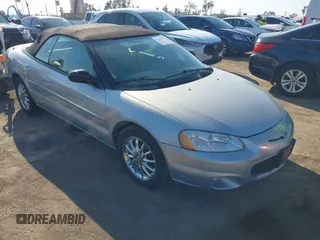 2002 Chrysler Sebring Limited with VIN 1C3EL65R72N233892, listed as a IAAI auction lot 41338296 with 120,875 mi miles and . Bid and sale history available at DreamBid. Image 1.