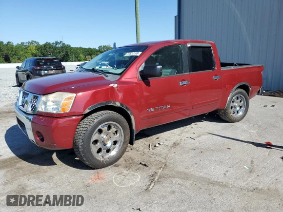 2008 Nissan Titan SE with VIN 1N6BA07D78N326338, listed as a Copart auction lot 52522195 with 198,863 mi miles and Salvage Title. Bid and sale history available at carsss.com. Image 1.
