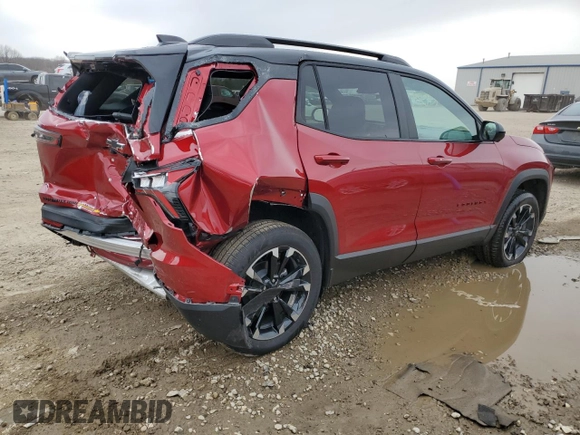 2025 Chevrolet Equinox AWD RS z VIN 3GNAXTEGXSL259454, wystawiony jako Copart lot #52596955 z przebiegiem 1 009 mil mil oraz Szkoda całkowita • Salvage title. Historia ofert i sprzedaży dostępna na DreamBid. Obrazek 3.