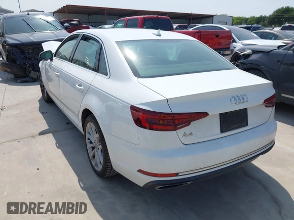 2019 Audi A4 Premium z VIN WAUGMAF48KN007428, wystawiony jako IAAI lot #42311766 z przebiegiem 65 249 mil mil oraz . Historia ofert i sprzedaży dostępna na DreamBid. Obrazek 3.