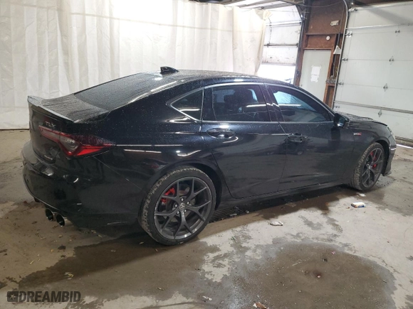 2022 Acura TLX Type S w/Performance Tire with VIN 19UUB7F9XNA001248, listed as a Copart auction lot 77235344 with 31,551 mi miles and Salvage Title. Bid and sale history available at carsss.com. Image 3.