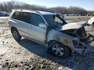 2007 Toyota Highlander with VIN JTEHD21A770047669, listed as a Copart auction lot 42791725 with 0 mi miles and Salvage Title. Bid and sale history available at carsss.com. Image 4.